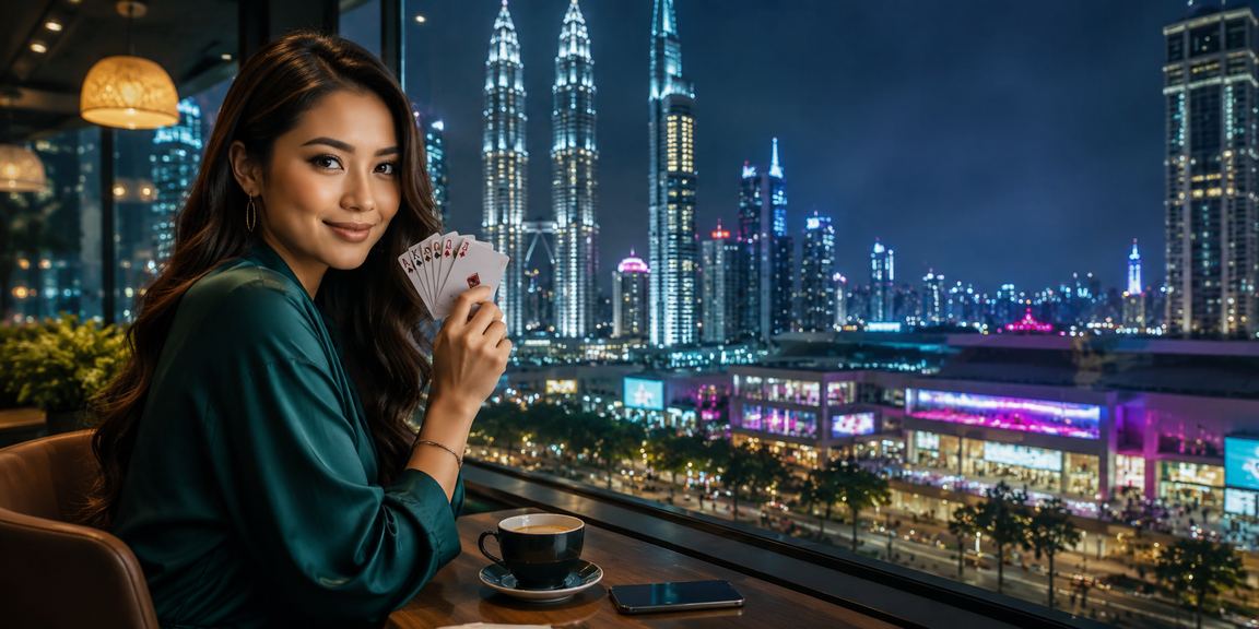 Permainan kad rummy dan meja kasino gaya Melayu di Kuala Lumpur Malaysia